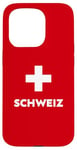 iPhone 15 Pro Switzerland Flag Suisse Swiss Schweiz White Red Case