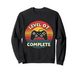 LEVEL 07 COMPLETE Retro Video Game Sweatshirt