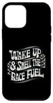 Coque pour iPhone 12 mini Wake Up & Smell the Race Fuel Réveil pour homme