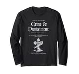 Crime and Punishment Fyodor Dostoevsky Title Page Long Sleeve T-Shirt