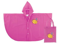 siggi Cape Pluie Bébé Fille Imperméable Ans Poncho De Pluie Cape Fille Enfants Veste Enfant Kway Cadeau Anniversaire Vêtements, fuchsia, 5-6 ans