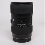 Sigma Used 18-35mm f/1.8 DC HSM Art Lens Canon EF