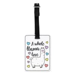 A Whole Llama Love Visual Luggage Tag Suitcase Bag