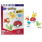 MEGA-Pokémon-Construction box 4 figurer och 1 Poké Ball (79 st) HPX92