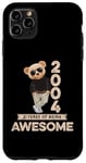 Coque pour iPhone 11 Pro Max 21ème anniversaire homme femme 2004 original Awesome ours en peluche