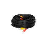 Cable video bnc video 12v de 10 m 'tout en un'