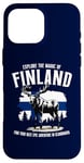 iPhone 16 Pro Max Finland's Beauty Adventure Nature Outfit Moose Scandinavian Case