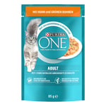 Purina One Adult - Adult Kylling & grønne bønner 13 x 85 g