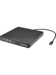 Sandberg USB-C/A External DVD Drive - CD-RW (Poltin) - USB-C - Musta