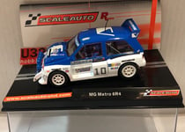 Slot Car Scaleauto SC-6315R MG Metro 6R4 #10 Rac Rally '85 Computervision Arthur