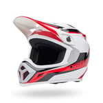 Bell MX-9 MIPS Casque Unisex-Adult, Rouge, M