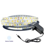 Housecurity - 300 led 5050 strip strip 5m 220V white cold light waterproof power supply