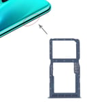 Tiroir porte carte SIM + Micro SD Bleu pour Huawei P30 Lite