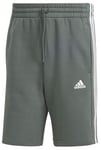 adidas Men Essentials Fleece 3-Stripes Shorts, XL