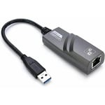 XVX - Adaptateur usb Ethernet 3.0 vers RJ45, permettant une connexion réseau lan 1000 Mbps, compatible avec Windows 10/8.1/8/7/Vista/XP, Mac os 10.6