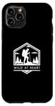 Coque pour iPhone 11 Pro Wild At Heart - Amateur de randonnée minimaliste