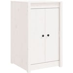 Armoire de cuisine d'extérieur blanc bois de pin massif Vidaxl Pin blanc