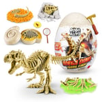 Robo Alive Mega Dino Fossil Find - T-Rex, STEM, Robotic Toy, Dinosaur Explorer Kit, Fossil Dig Kit, Collectible Dinosaur Fossils (T-Rex)