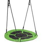 Haloyo - Balançoire Nid d'oiseau Rond , Nid d'oiseau Balancoire Exterieur, enfant adulte jardin Max 100 kg (100100180cm, vert