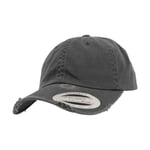 Flexfit Low Profile Destroyed Cap - keps - Dark grey - One Size