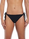 Nike Women's Retro Flow Icon Terry Bikini Bottom-Black, Black, Size M, Women