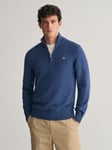 GANT Cotton Half Zip Collar Jumper