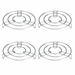 Steamer Rack Durable Round Stainless Steel Cooking Kitchen Tool Trivet Wire 4pk