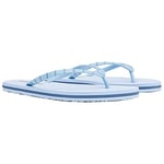 Tommy Hilfiger Women Tommy Essential Beach Sandal Flip-Flops, Blue (Vessel Blue), 37 EU