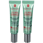 erborian CC Red Correct crème anti-rougeurs Crème 2x15 ml