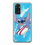 ERT Group Coque de téléphone Portable pour Xiaomi REDMI Note 11S 4G / REDMI Note 11 4G Original et sous Licence Officielle Disney Motif Stich 003 adapté à la Forme du téléphone Portable, Coque en TPU