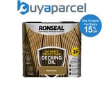 Ronseal 36935 Ultimate Protection Decking Oil Natural Oak 2.5 litre RSLUDONO25L