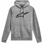 Pullover hoodie alpinestars - Ageless v3 grå medium heather bomull