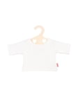 Heless Doll T-Shirt White on Clothes Hanger size 35-45 cm