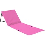 Tapis de plage matelassé pliable avec dossier 153x51x42cm Thinia Home