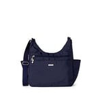 Baggallini, Essential Hobo Sac à bandoulière Femme, Cadet Navy, Taille unique