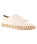 Jana Womens Chunky Trainers Jada Lace Up white - Size UK 6