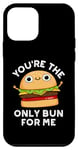 Coque pour iPhone 12 mini Tu es le seul pain pour moi, jeu de mots amusant à hamburger