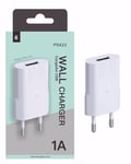 Adaptateur Secteur USB pour iPhone 5/6/7 1A Blanc Neuf