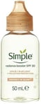 Simple Protect N Glow Radiance Booster SPF 30 For Glowing Skin Invisible Sun Pr