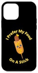 Coque pour iPhone 12 mini State Fair Food - Je préfère manger sur un stick corndog