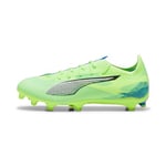 PUMA Mixte Ultra 5 Match FG/AG Soccer Shoe, Fizzy Apple White-BLUEMAZING, 48.5 EU