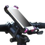 Bicycle Phone Holder Mobile Support Telephone Scooter Motorcycle Phone Mount Holder Bike Handlebar Clip Bracket Stand,Red