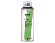 KREUL 76327 - Bombe de peinture Noir 200 ml Peinture aérosol mate classique à base d’eau Riche en pigments, résistante à l’eau et adaptée au polystyrène Pour l’intérieur et l’extérieur