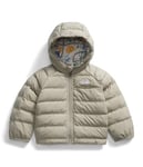 THE NORTH FACE Baby Reversible Perrito Hooded Jacket, Clay Grey, 6 Months