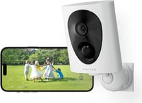 virtavo Security Camera Outdoor Wireless, Rechargeable Battery, CCTV Camera...