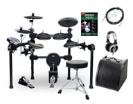 Kit de Batterie Electronique Drum Set E-Drum Percussion Module Tabouret Moniteur