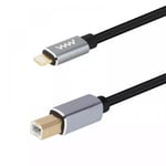 USB B to 8Pin iPhone Midi Cable Adapter 3m