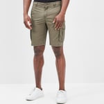 LH - bermuda cargo vert kaki homme