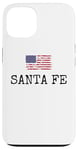 Coque pour iPhone 13 Santa Fe City, États-Unis, drapeau, État, voyages, États-Unis, Amérique, femmes, hommes