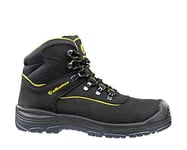 Albatros 631330-263-46 Gravel Mid Chaussures de sécurité, Noir/jaune, Taille 46